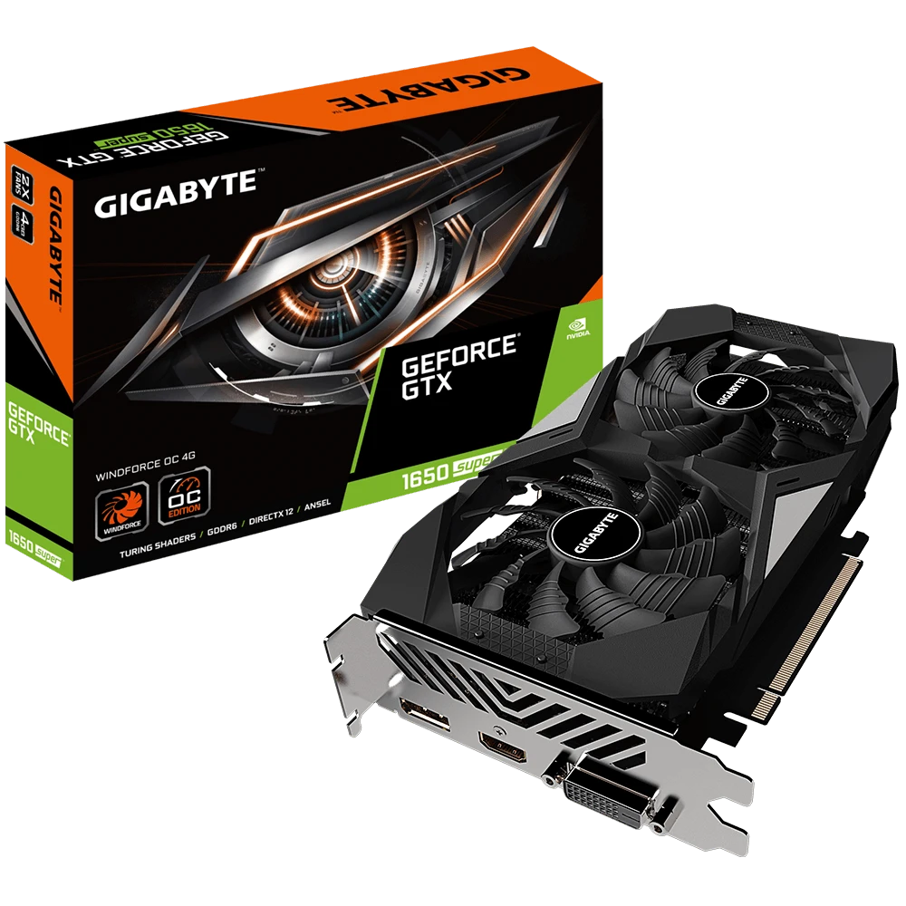 Gigabyte GeForce® GTX 1650 SUPER WINDFORCE OC 4G